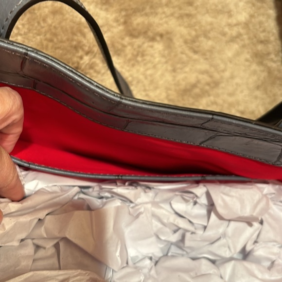 NWT DOONEY & BOURKE Tote, shoulder bag, satchel handbag, wallet, set steel blue - Picture 7 of 16